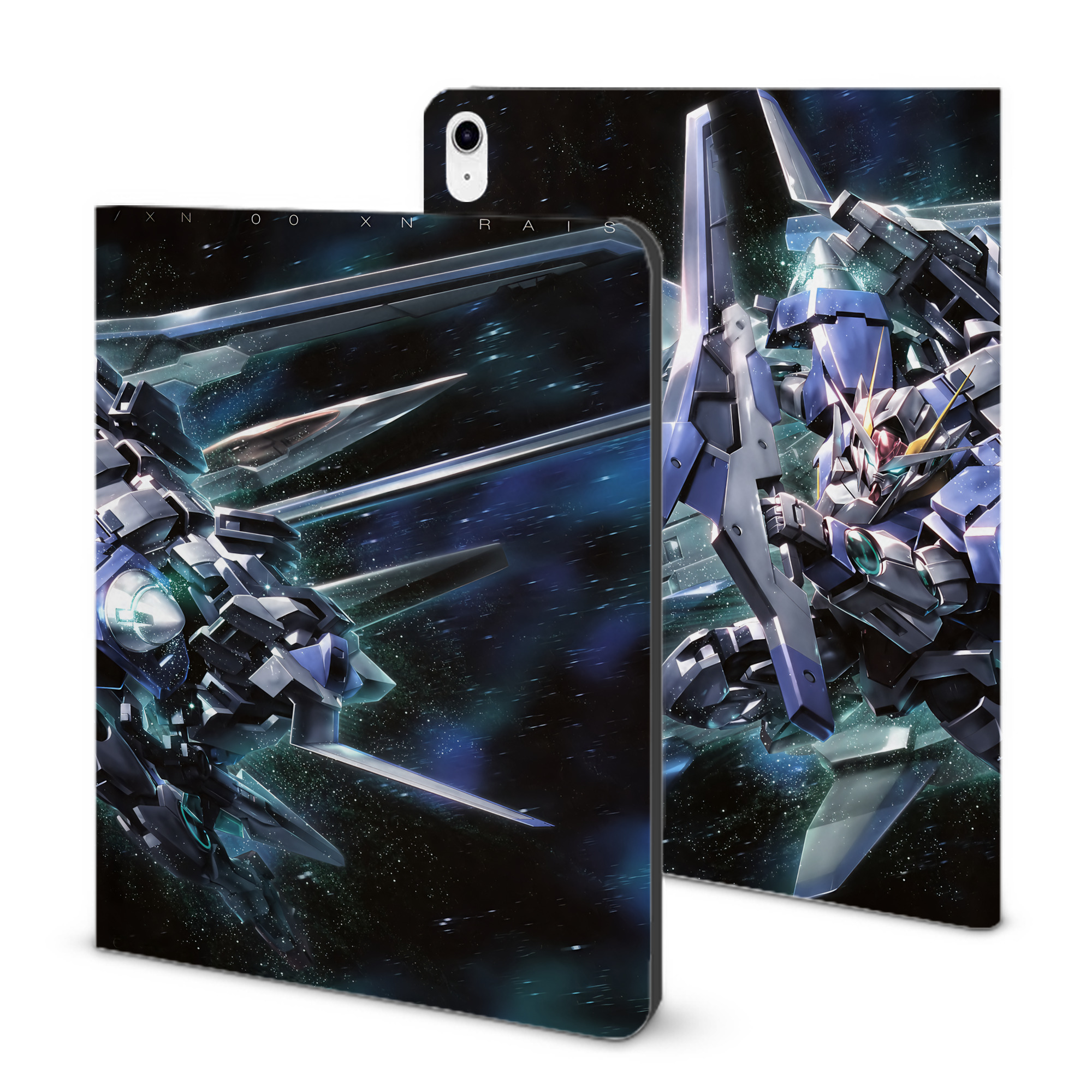 （画像用） 機動戦士ガンダム Mobile Suit Gundam IPad ケース ブック型 PUレザー TPU 耐衝撃 軽量 薄型 ペン収納なし 全面保護 IPad 各モデル対応